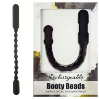 Booty Beads - Vibrierende Analperlen Analkette in schwarz von PowerBullet Verpackung