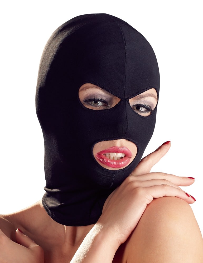 Bad Kitty Kopfmaske aus weichem Stretchmaterial