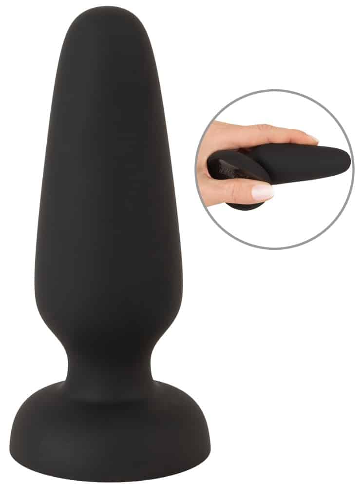 Black Velvets Analplug aus Liquid-Silikon