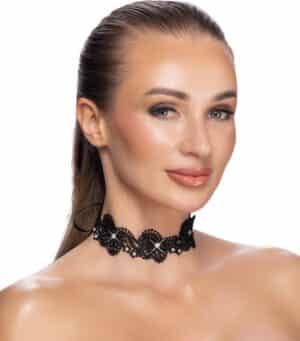Cottelli ACCESSOIRES Halsband aus Stickerei in Spitzenoptik