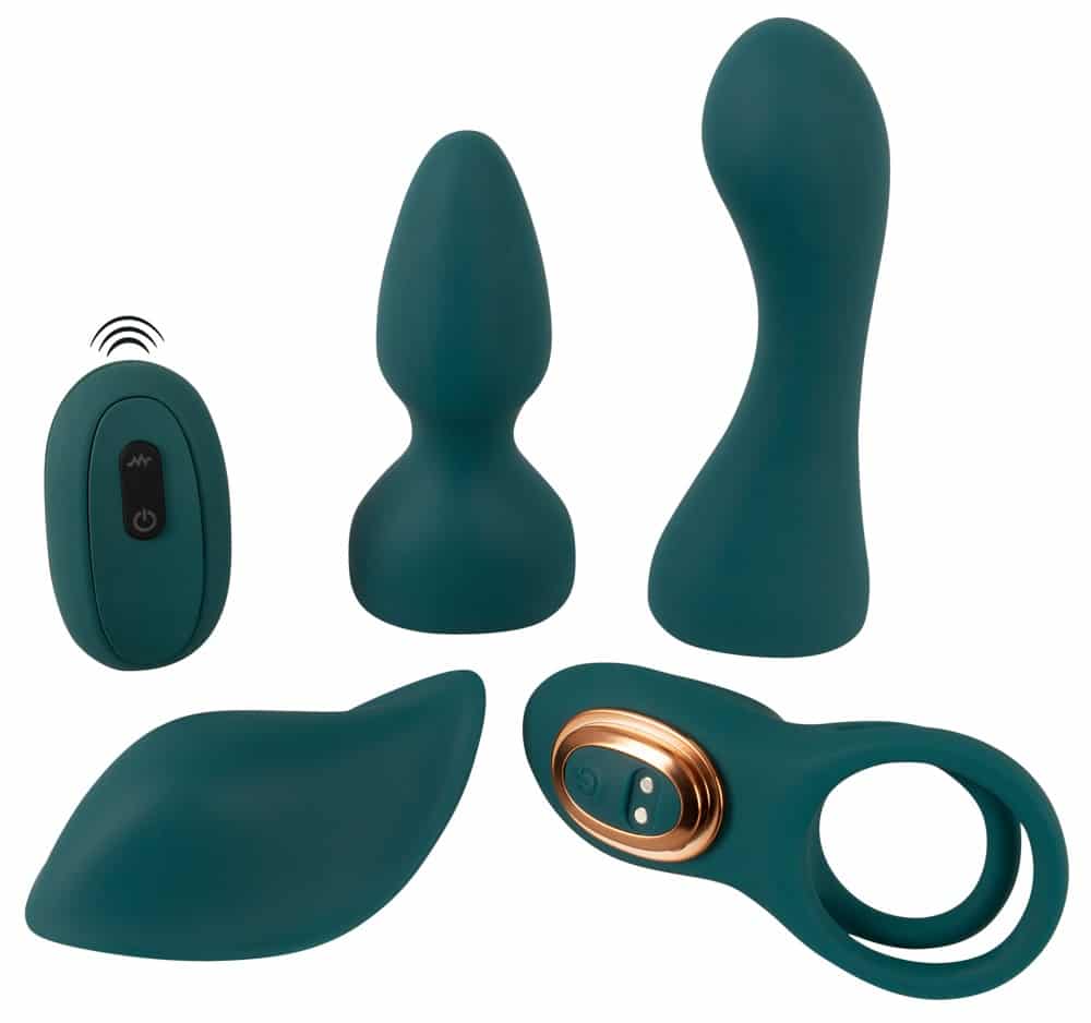 Couples Choice 5-teiliges Paartoy-Set mit Fernbedienung