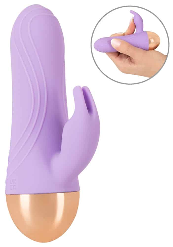 Cuties Rabbitvibrator „Dual Density“ im Miniformat