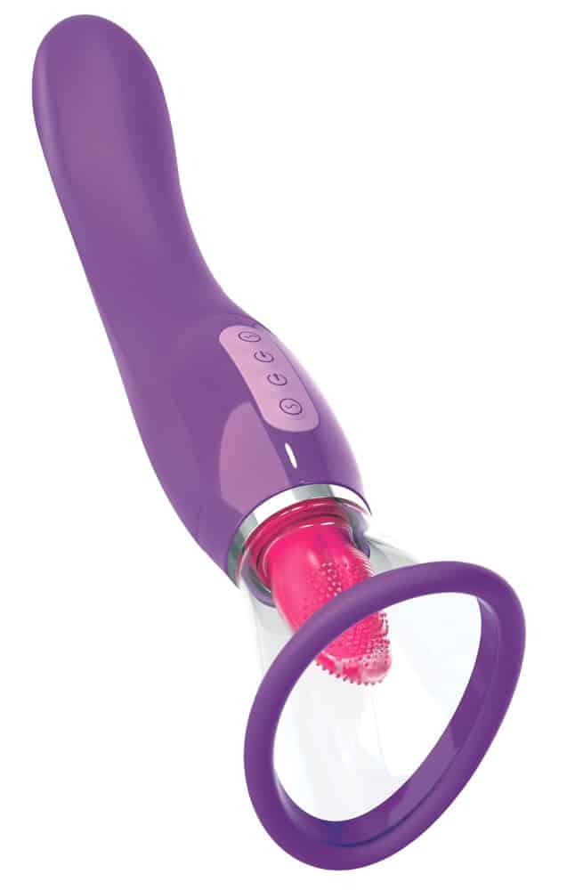 Fantasy For Her Vibrator „her ultimate pleasure“ mit Hotspot-Sauger & Zungenstimulator