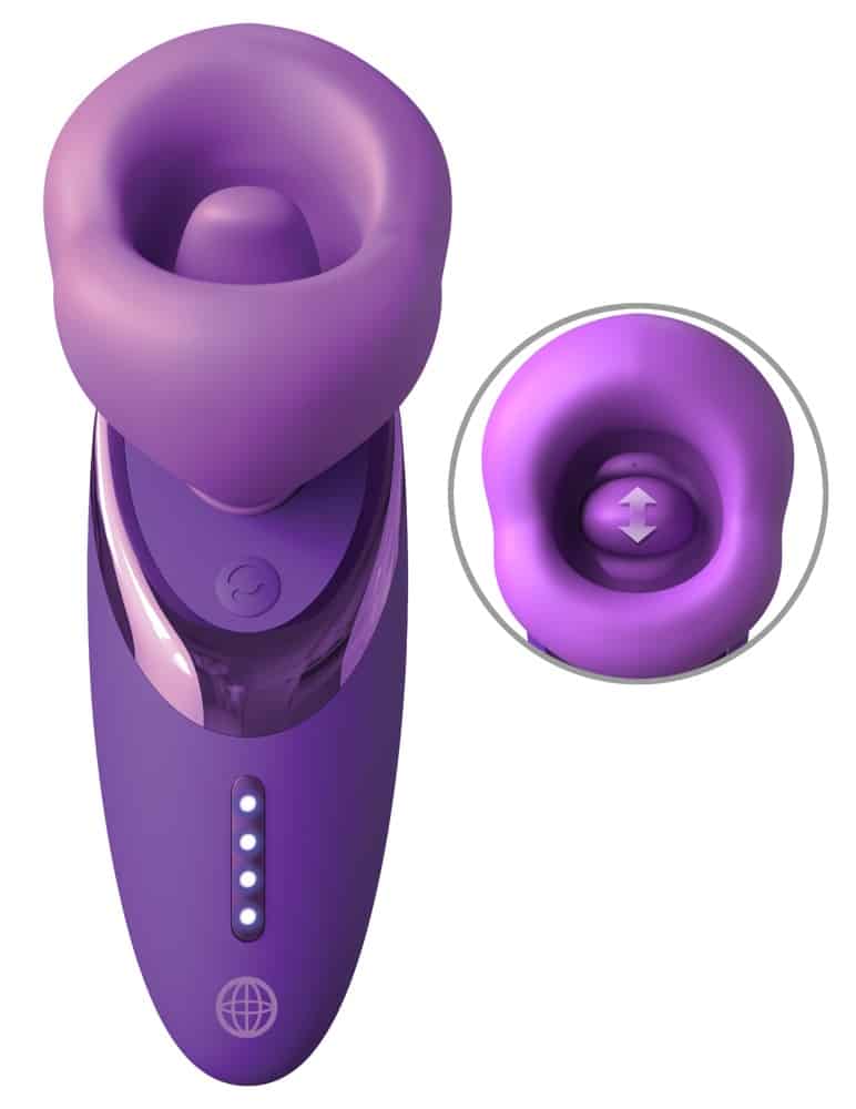 Fantasy For Her Zungenvibrator „Pleasure Sucker“ mit Saugschale
