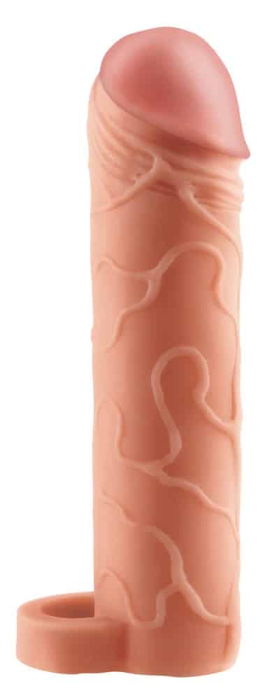 Fantasy X-tensions Penishülle mit Hodenring „Perfect 1" Extension with Ball Strap“