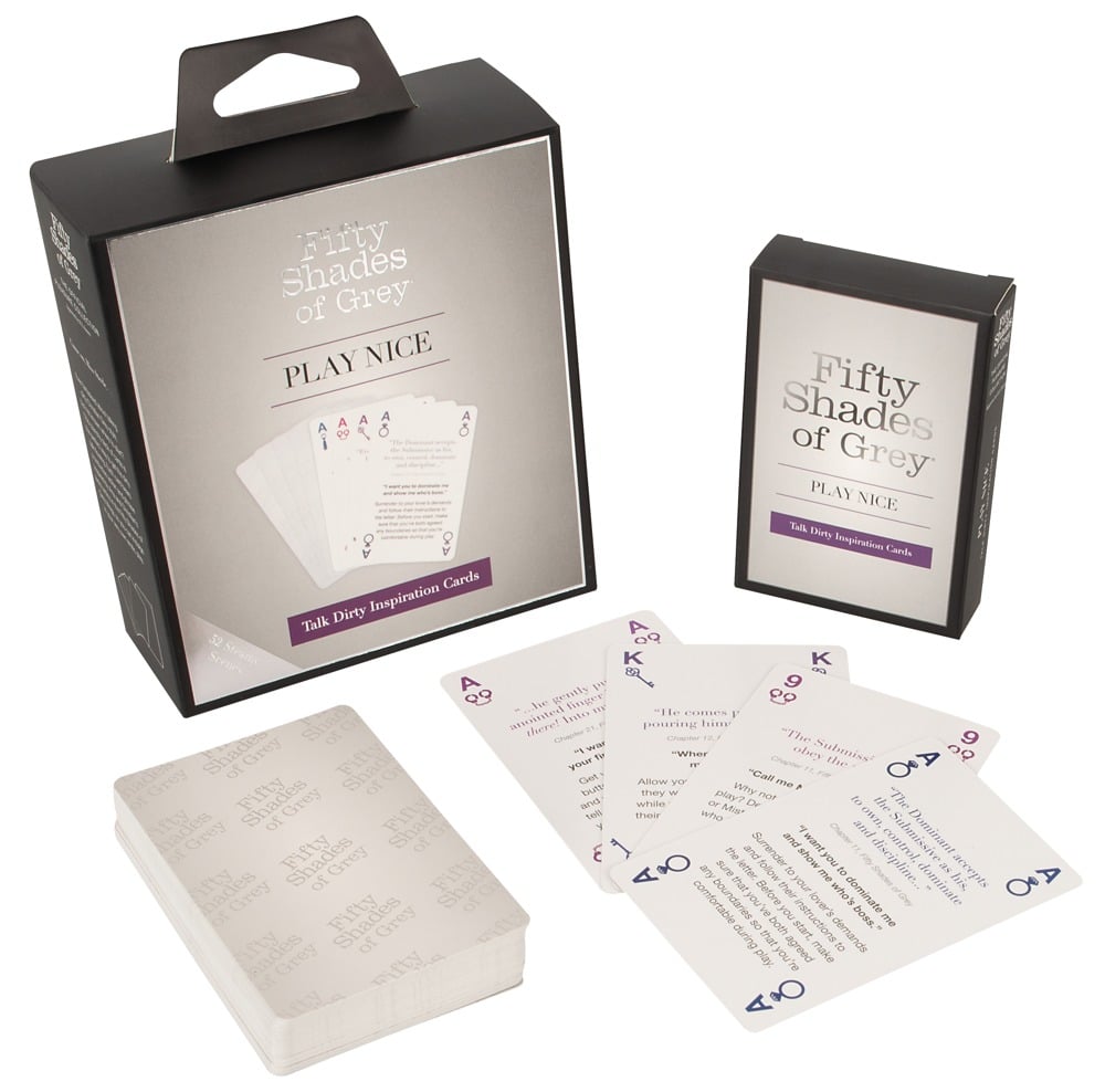 Fifty Shades of Grey Kartenspiel „Play Nice Talk Dirty Inspiration Cards“