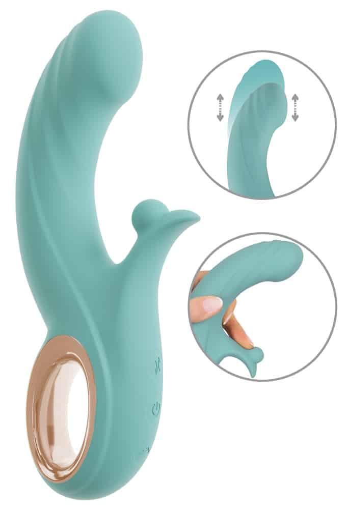 Go Soft Stoßvibrator mit Kugel-Klitorisvibrator