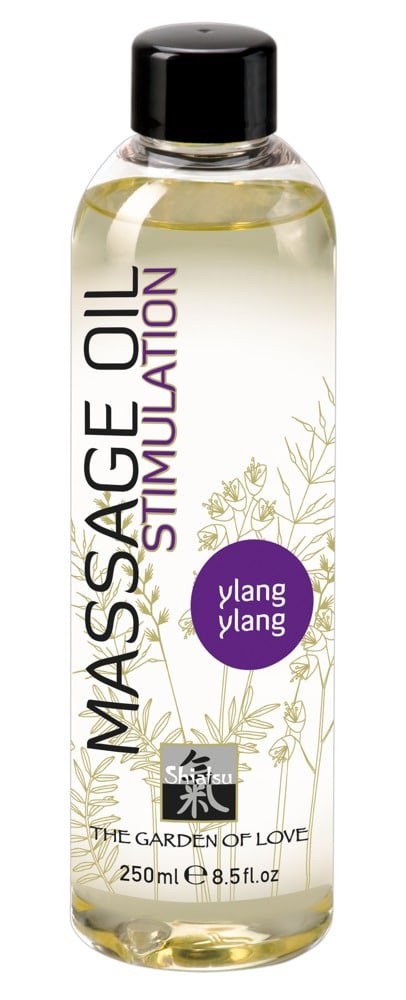 HOT Shiatsu Massageöl „Stimulation“ mit Ylang Ylang-Duft