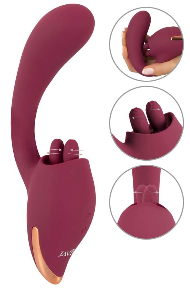 JAVIDA Vibrator mit innovativer Licking-Funktion für Klitoris