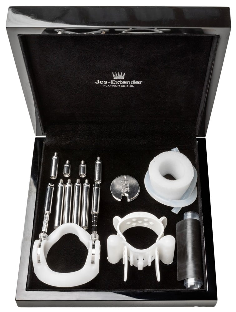 Jes-Extender Penis-Expander „Platinum“ mit 950er-Platinbeschichtung