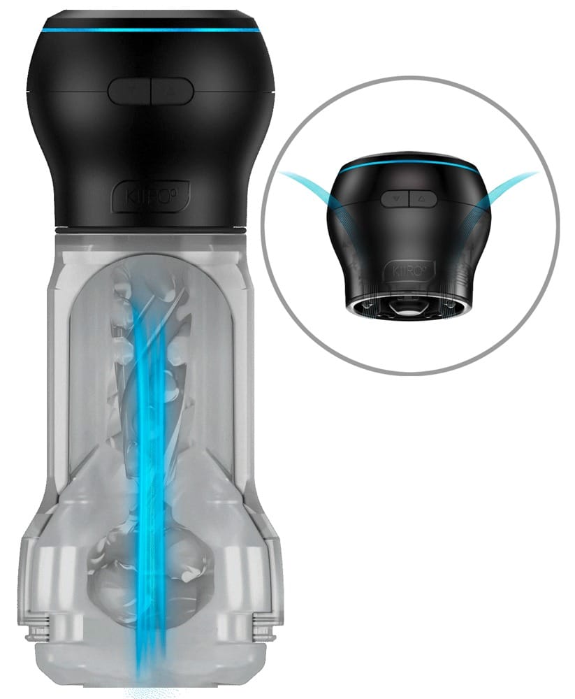 Kiiroo 2-teiliges Masturbator-Set „Feel Pocket Stroker Crystal + PowerBlow Combo“
