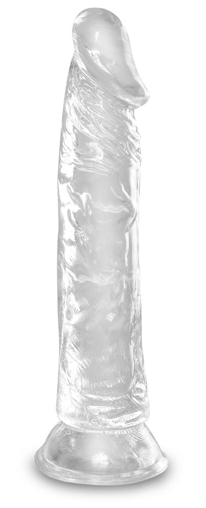 King Cock Clear Naturdildo „8“-Cock Clear“ mit Saugfuß