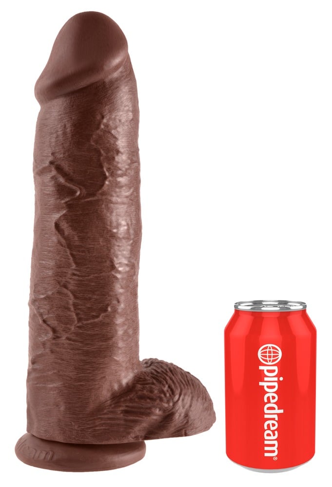 King Cock Dildo „12" Cock with Balls“