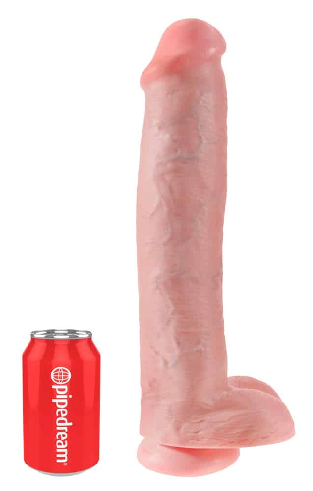 King Cock Dildo „Cock with Balls 15"“