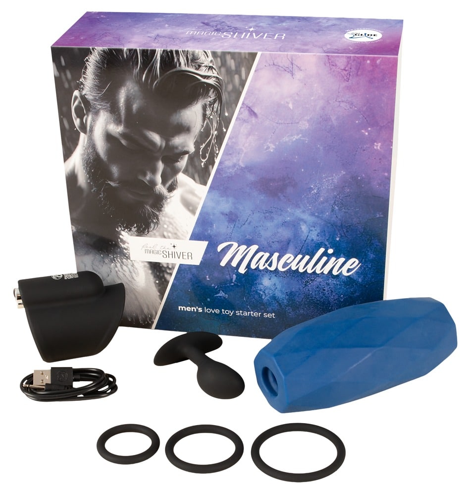 Magic Shiver 4-teiliges Paket „Men Love Toy Starter Set Masculine“