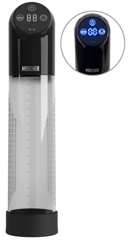 Mister Boner Penispumpe „Waterproof Automatic“ mit 6 Saugmodi