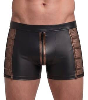 NEK Pants im Wetlook mit Netz-Einsätzen