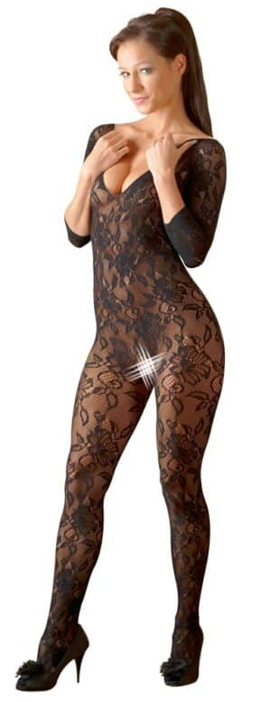 NO:XQSE Spitzen-Catsuit ouvert