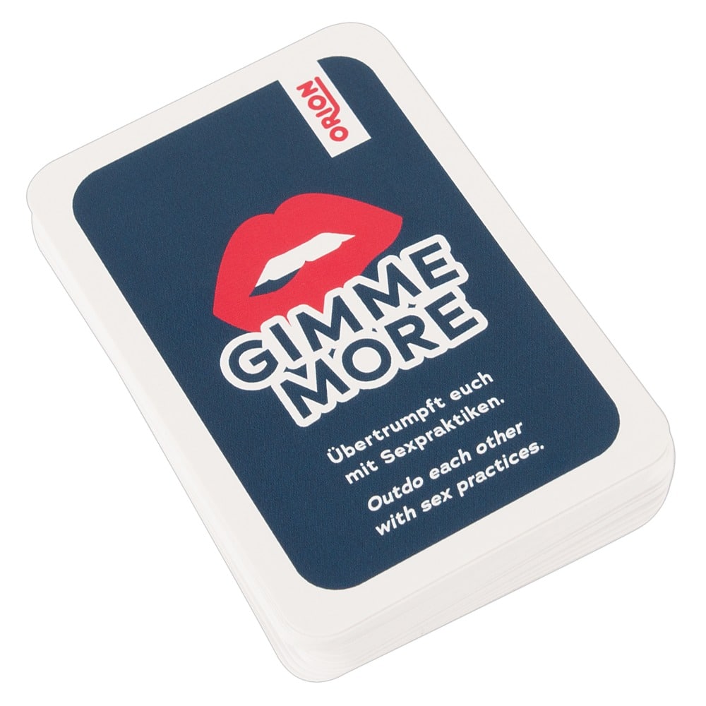 ORION Online Kartenspiel „Gimme More“ mit Sex-Praktiken