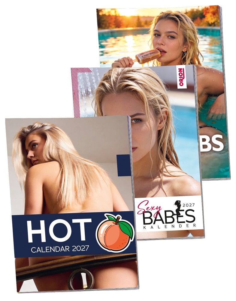 ORION empfiehlt Pin-up Kalender 2027 im 3er-Set