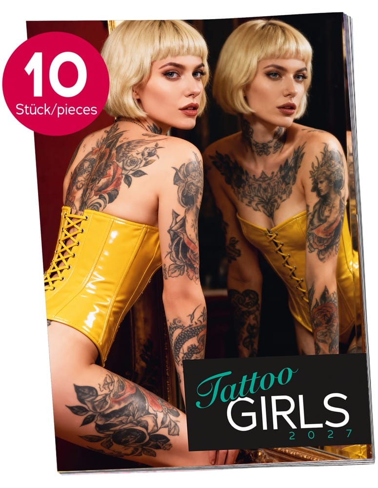 ORION empfiehlt Pin-up Kalender „Tattoo-Girls 2027“ im Großformat