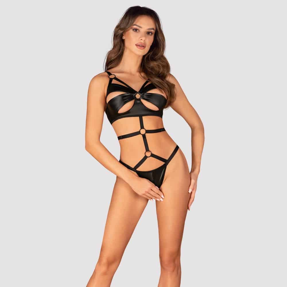 Obsessive Ouvert-Body „Armares“ im Harness-Style