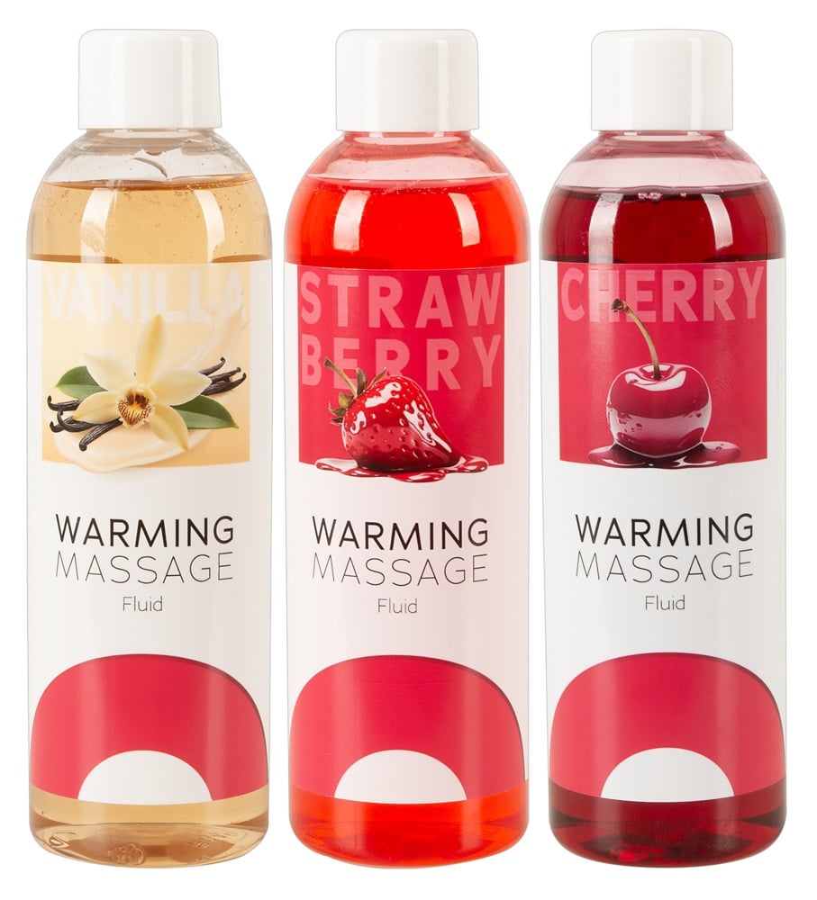 Orion 3-teiliges Massagegel-Set „Warming Massage“