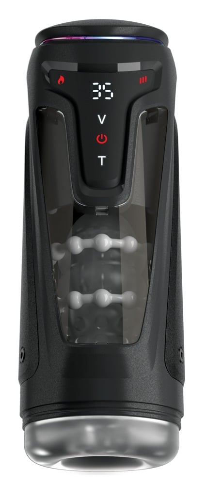 PDX Elite Masturbator „Moto-Bator Pro“ mit Vibration und Stoßmassage