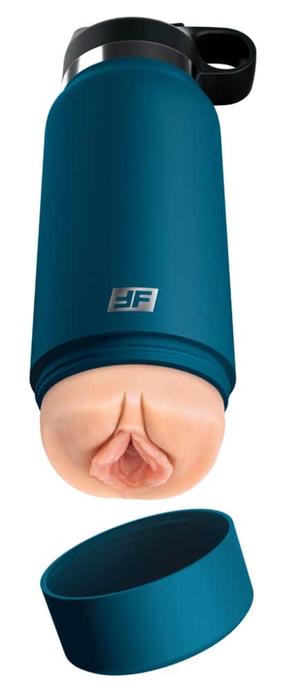 PDX Plus Masturbator „Fuck Flask Private Pleaser“ in neutraler Trinkflaschen-Optik