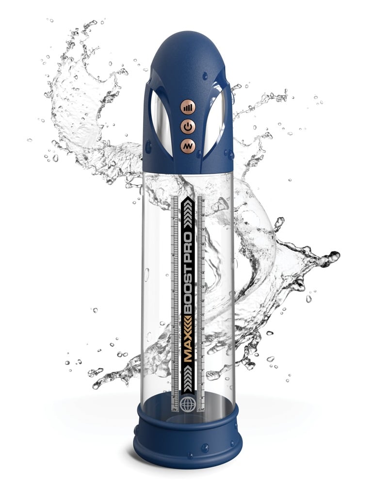 Pump Worx Penispumpe „Max Boost Pro Flow“ mit automatischer Saugkraft