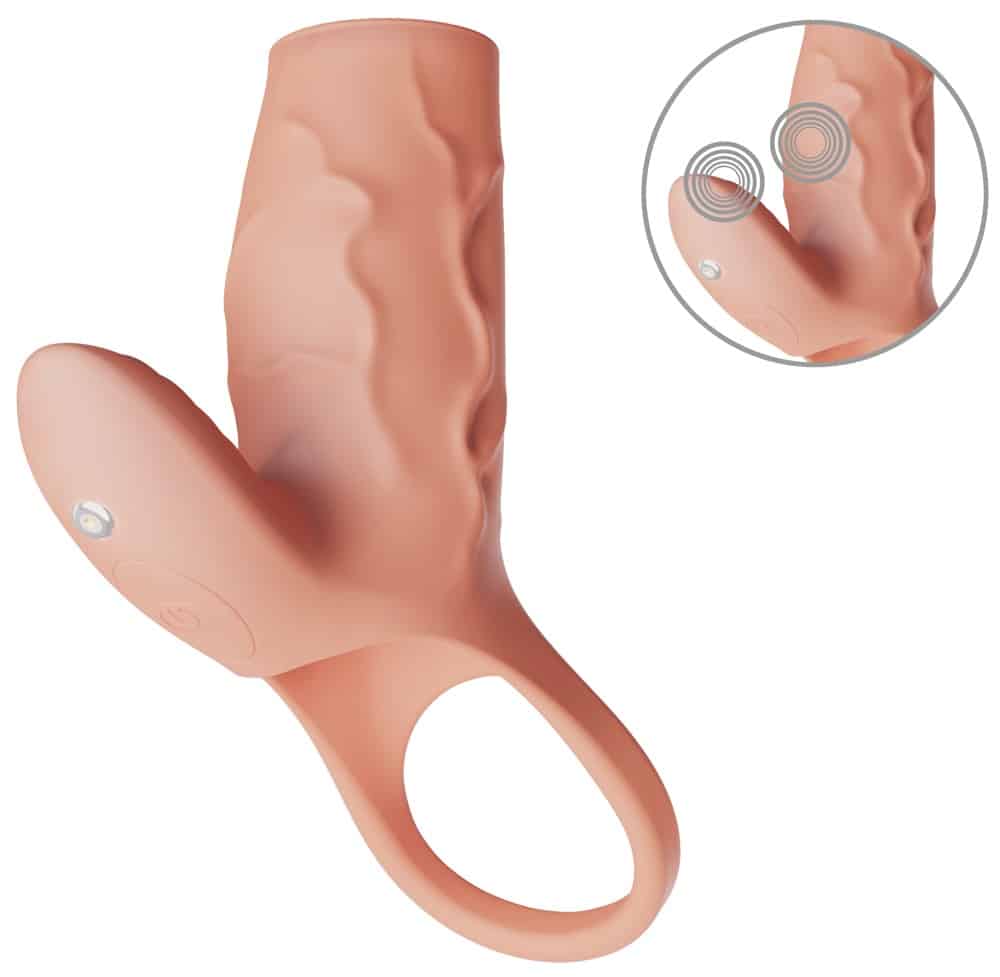 Realistixxx Penismanschette „RealSleeve Clit“ mit 2 Motoren