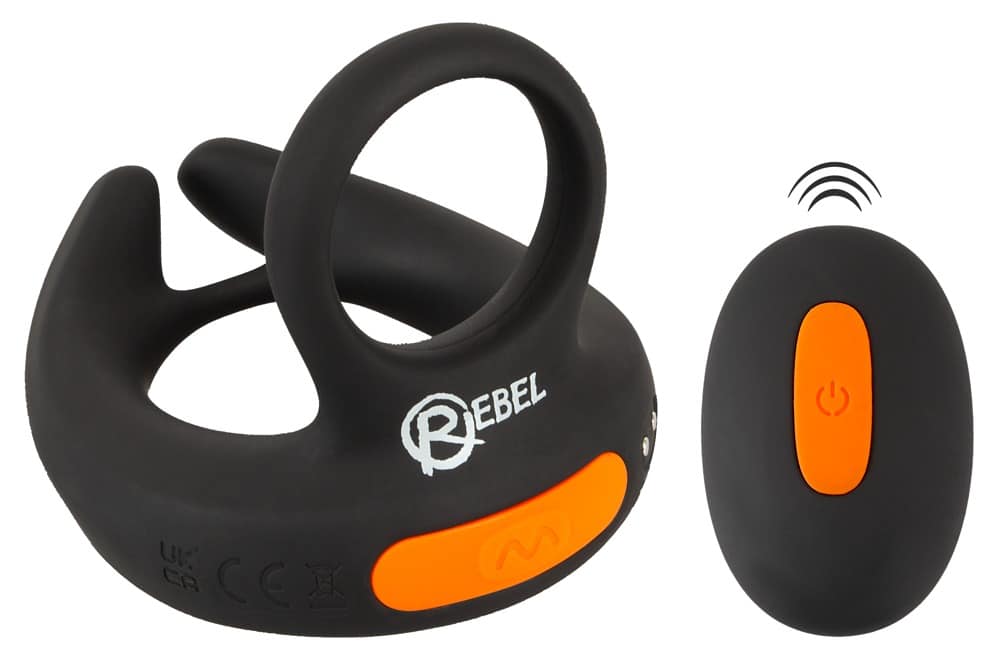 Rebel Hodenvibrator mit Fernbedienung