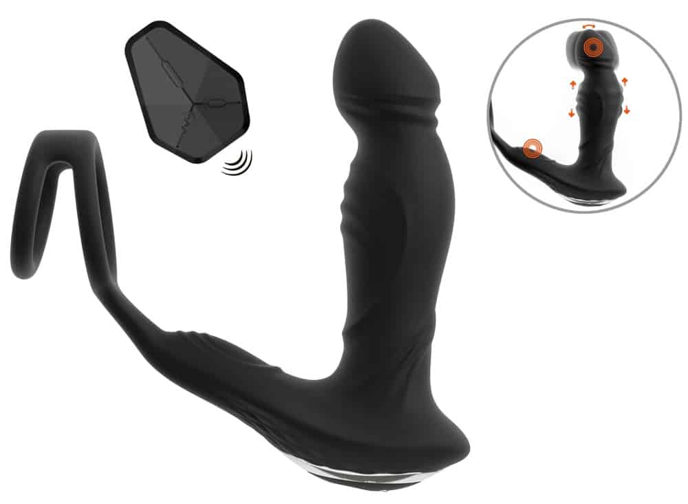 Rebel Prostata-Vibrator mit Fernbedienung