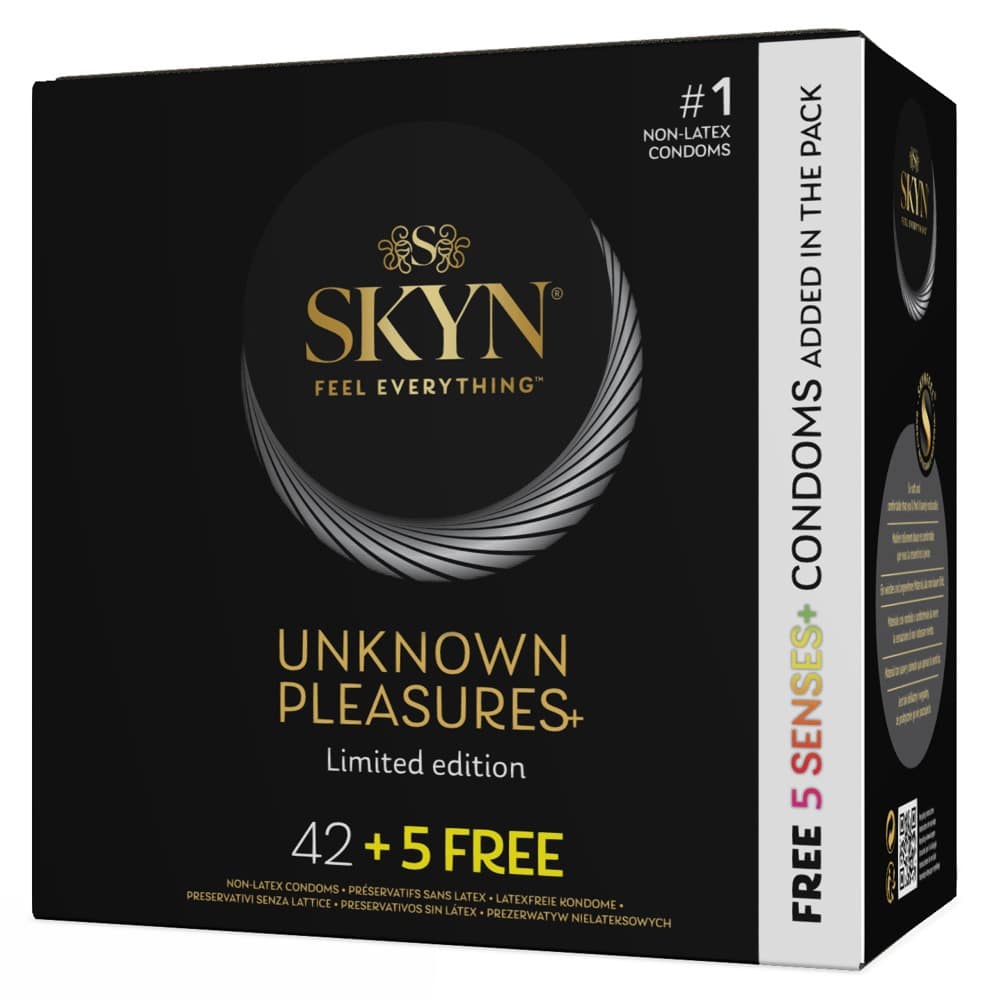 SKYN Kondom-Mix „Unknown Pleasures 42+5free“