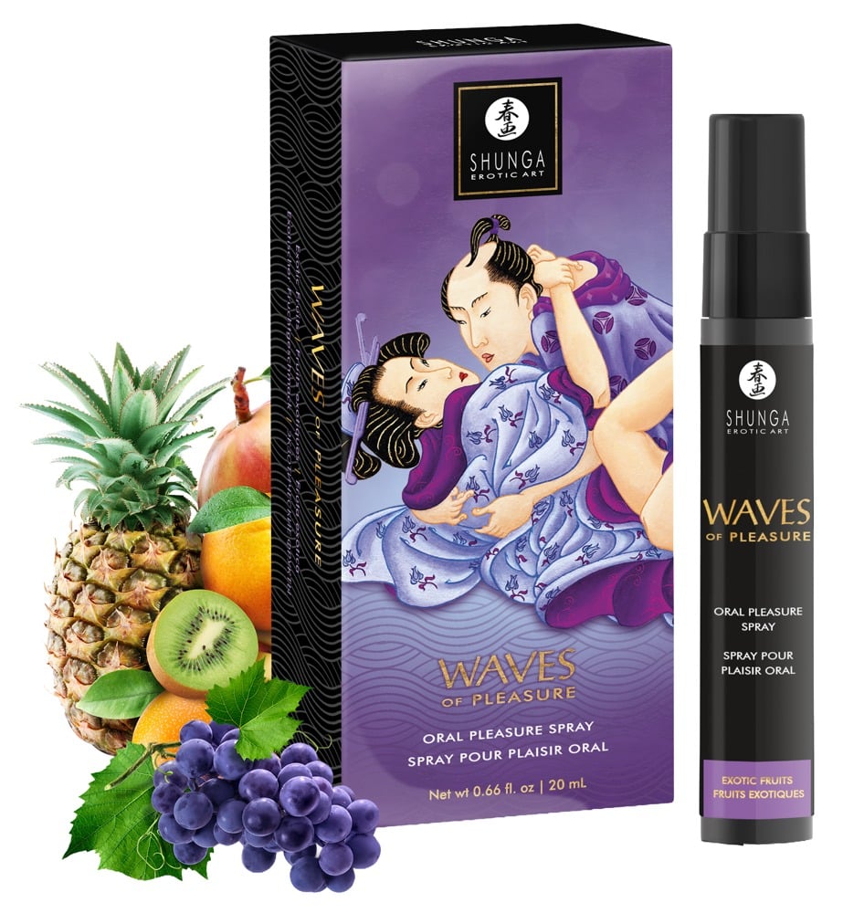 Shunga Mundspray „Waves of Pleasure“ für orales Verwöhnen