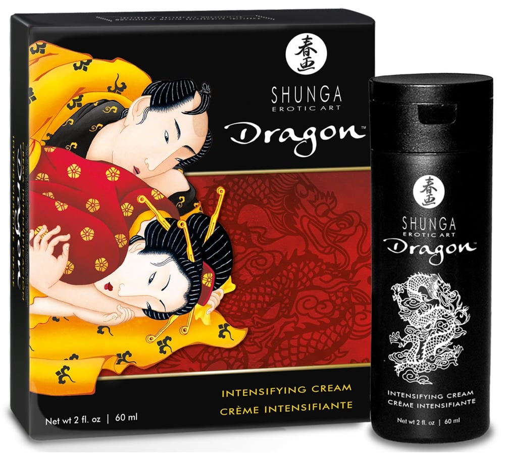 Shunga Penispflegecreme „Dragon Intensifying Cream“ aus 100% natürlichen Pflanzenextrakten