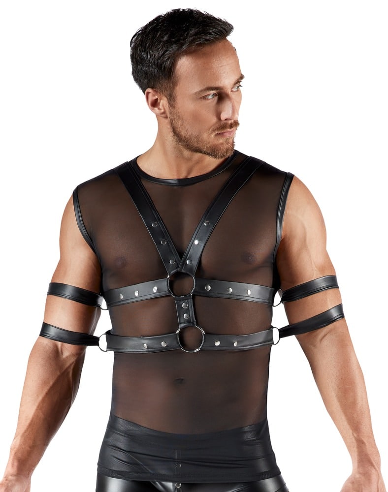 Svenjoyment Harness-Shirt inklusive 4 Hand-/Armfesseln