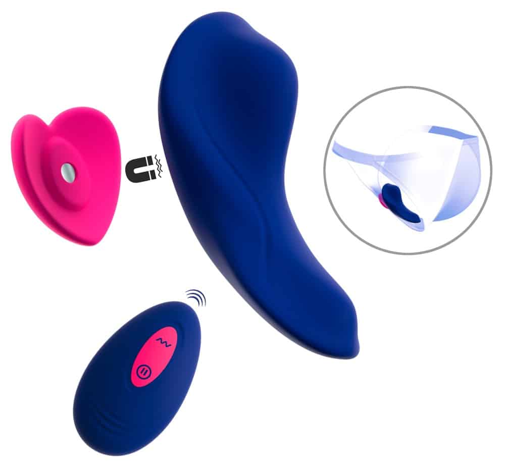 Sweet Smile Panty-Vibrator „Heart“ mit Fernbedienung