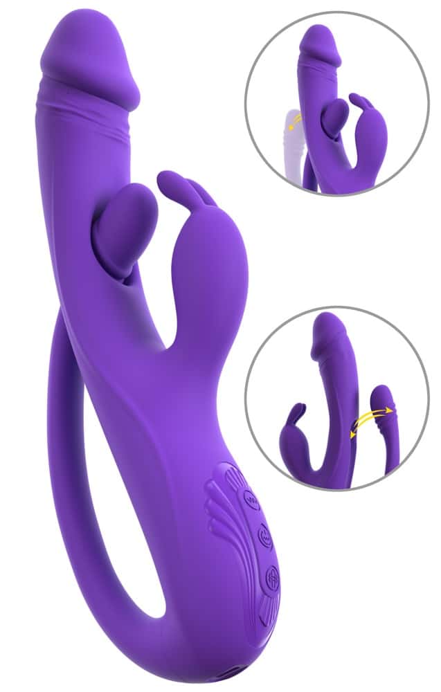 Sweet Smile Rabbitvibrator mit G-Punkt/Anal-Stimulator