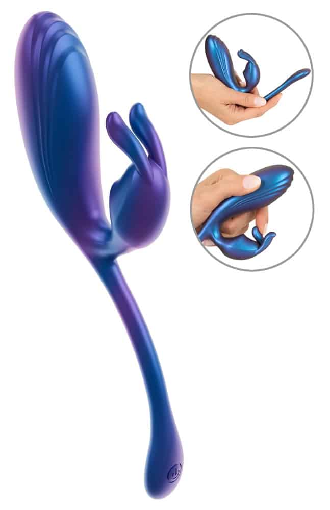 Sweet Smile Vibro-Ei „Flexible Double Bullet“ mit Klitorisstimulator