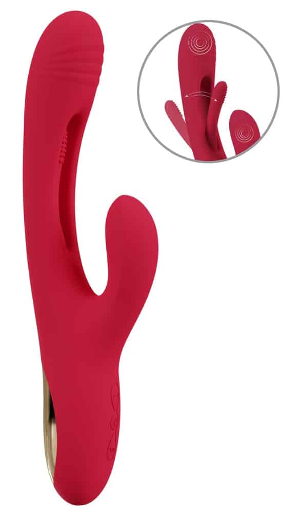 Sweet Smile „Rabbit Vibrator with G-Spot Stimulation“ mit Flicking-Tongue-Funktion