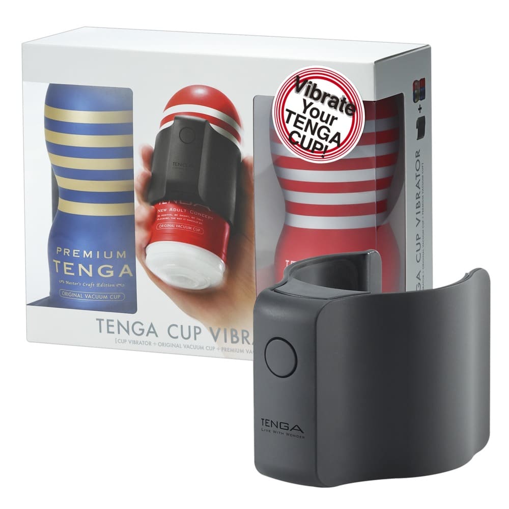 TENGA 3-teiliges Masturbator-Set „Cup Vibrator”