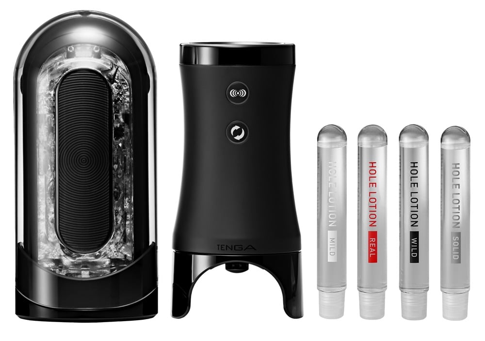 TENGA Masturbator-Aufsatz „Electronic Vibrotation” inkl. Flip Zero-Masturbator