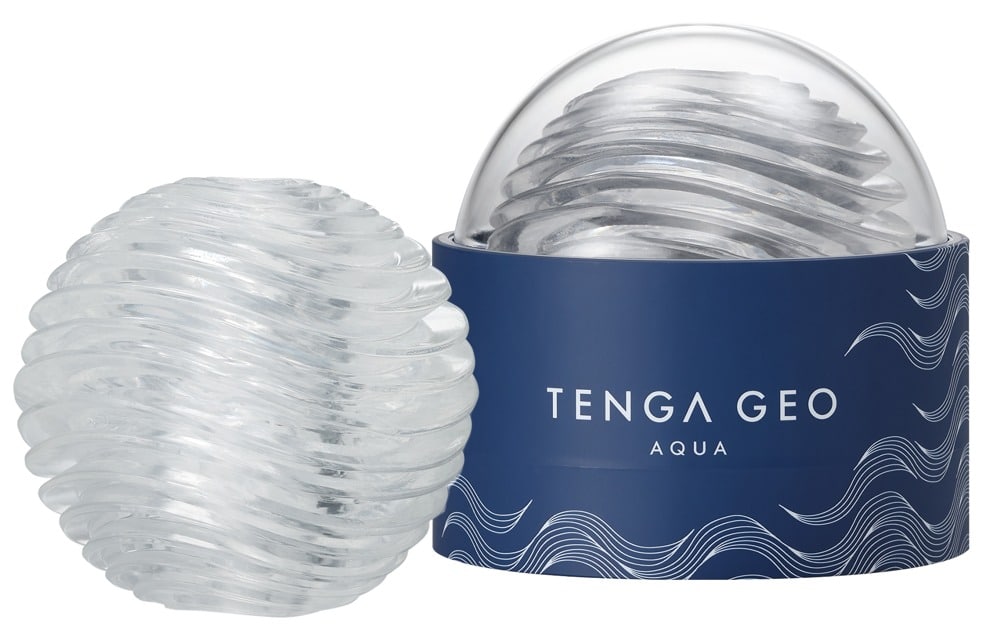 TENGA Masturbator „GEO AQUA“ mit sanfter Wellenstruktur
