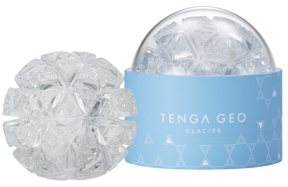 TENGA Masturbator „GEO GLACIER“ mit Eiskristall-Reliefstruktur