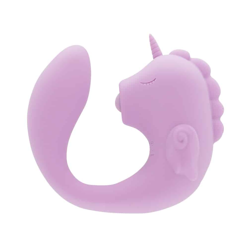 Unihorn Vibrator „C-Horse Marina Lilac“ mit Klitoris-Stimulator