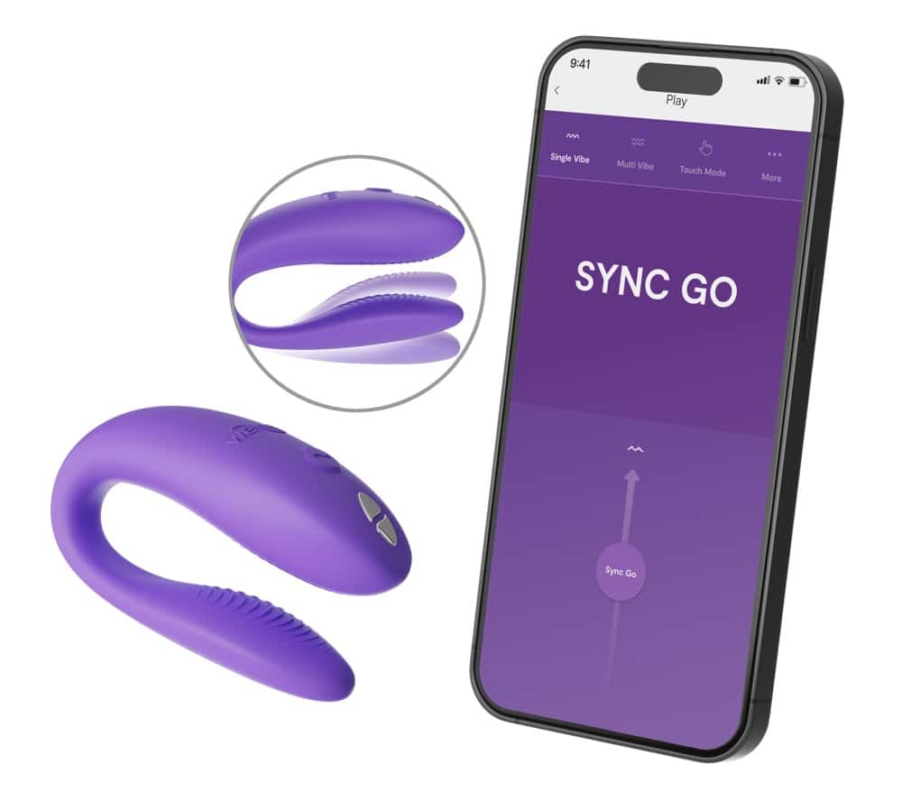 We-Vibe Paarvibrator „Sync Go“ mit 10+ Vibrationsmodi per App