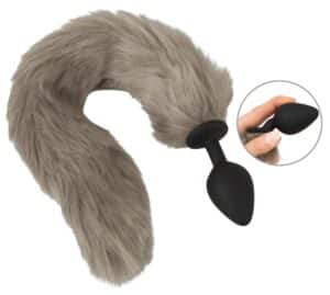 You2Toys Analplug „fluffy tail“ mit langem Kunstfell-Schweif
