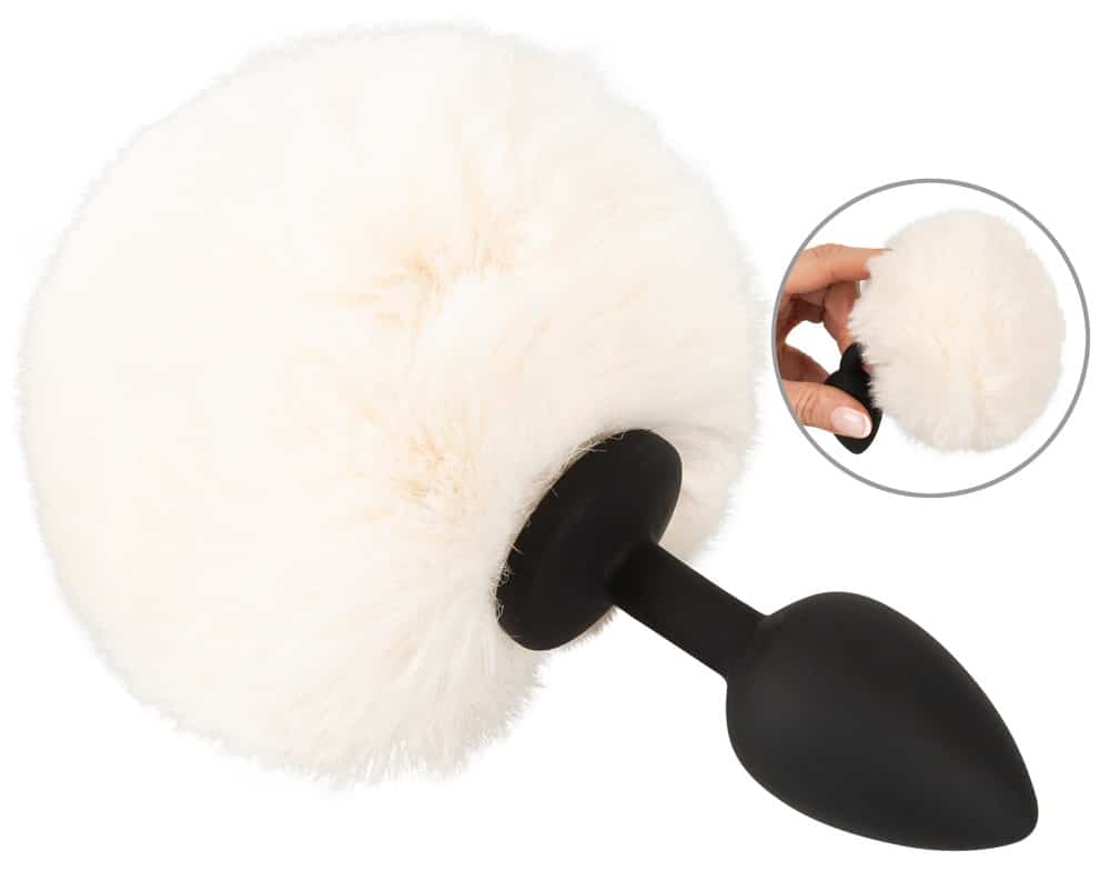 You2Toys Analplug „fluffy tail size S“ mit Kunstfell-Puschel