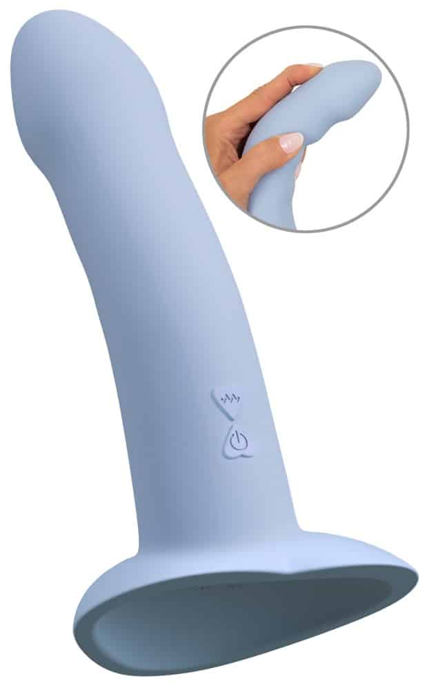 You2Toys Vibrator „Heart Guy Blue“ mit herzförmigem Saugfuß